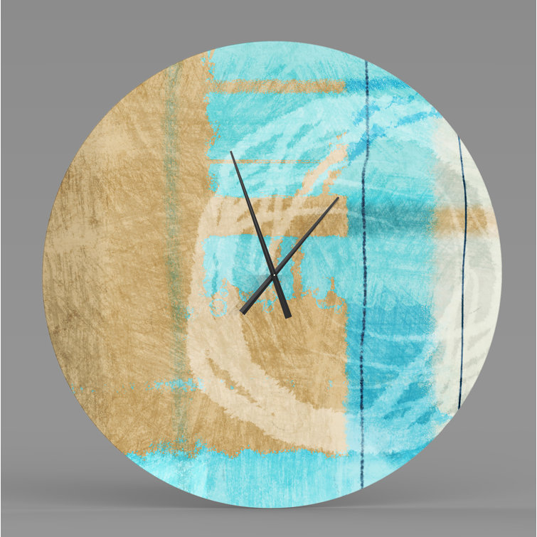 Latitude Run® Metal Wall Clock Wayfair